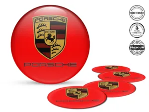 Porsche Adesivi Cupola Stile Emblemi Gara Custom